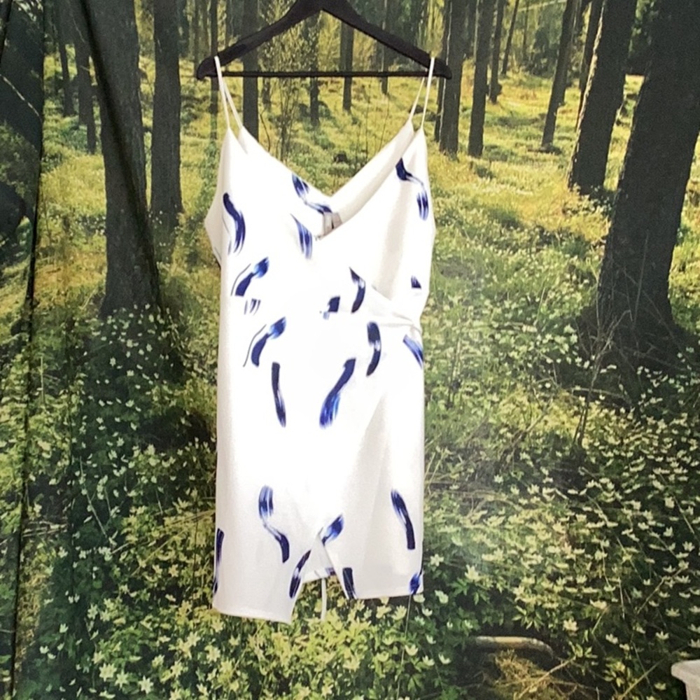 3/$30 Wrap dress by ASOS with geometric design NWT